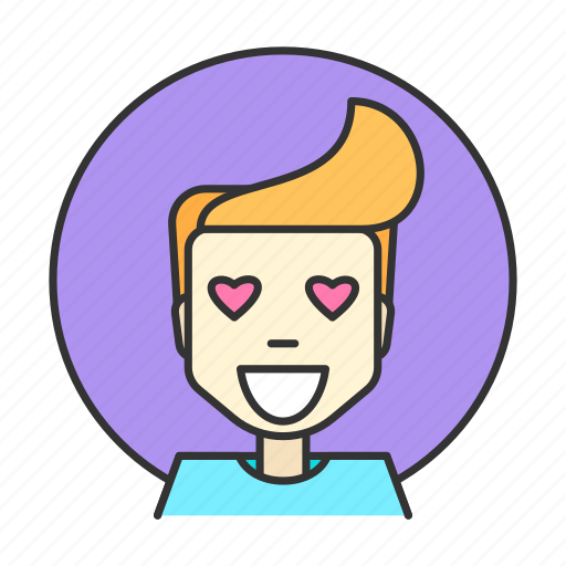 Boy, emotions, feeling, amorousness, infatuation, love icon - Download on Iconfinder