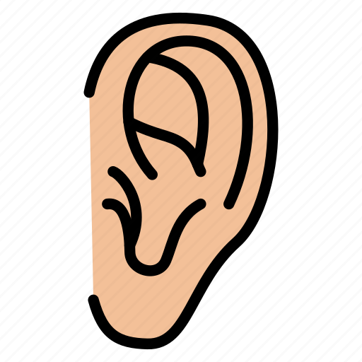 Ear, listen, medical, organ, sound icon - Download on Iconfinder