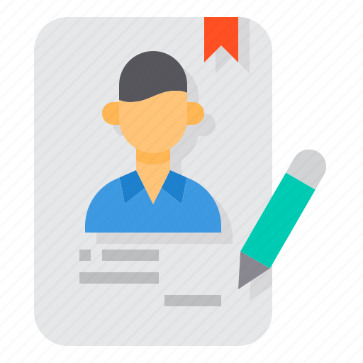 Contract, document, human, pen, resource, sign icon - Download on Iconfinder