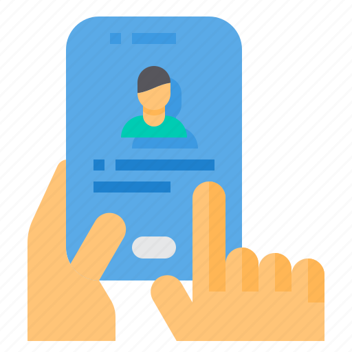 Hands, hiring, human, resource, smartphone, technology icon - Download on Iconfinder