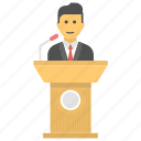 communication, conference, lecture, presentation, speech
