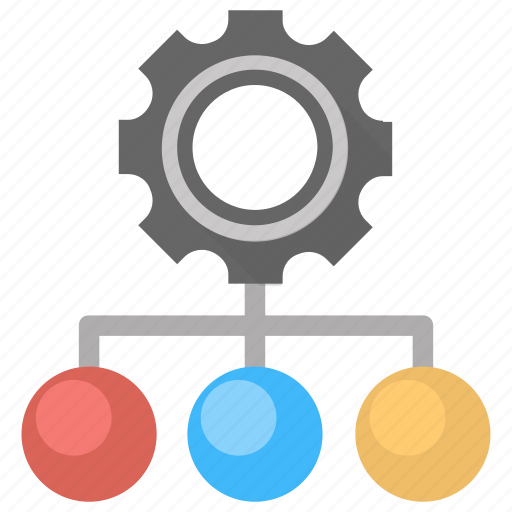 Cog, collaboration, group, management, organization structure, team icon - Download on Iconfinder