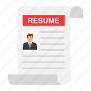 resume letter, employement, application, worker, employee, letter