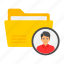 personal, data, files, documents, chart 