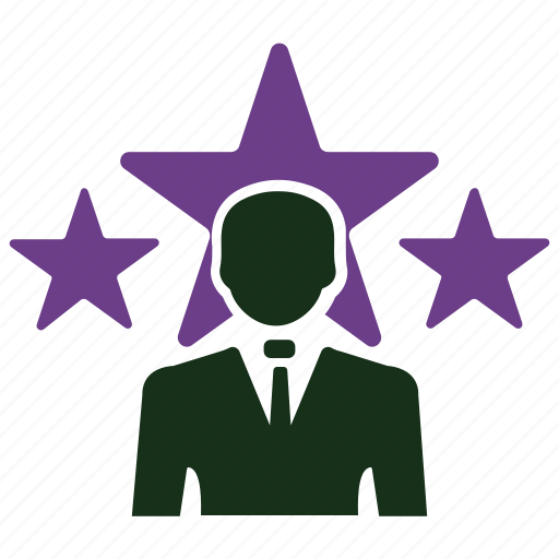 Businessman, customer, lecture, ranking, star, user icon - Download on Iconfinder