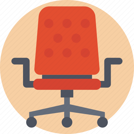 Chair, revolving chair, spinny chair, swivel, swivel chair icon - Download on Iconfinder
