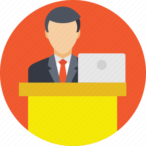 Orator, presentation, presenter, speaker, speech icon - Download on Iconfinder
