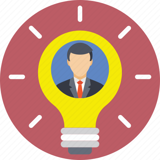 Businessman, creative, idea, innovation, light bulb icon - Download on Iconfinder