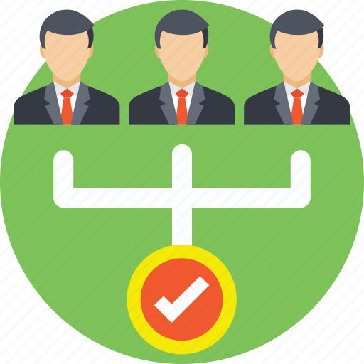 Employees, hierarchy, selected candidates, team, team chart icon - Download on Iconfinder