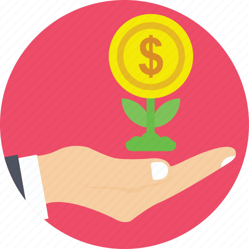 Finance, hand, investment, investor, money plant icon - Download on Iconfinder