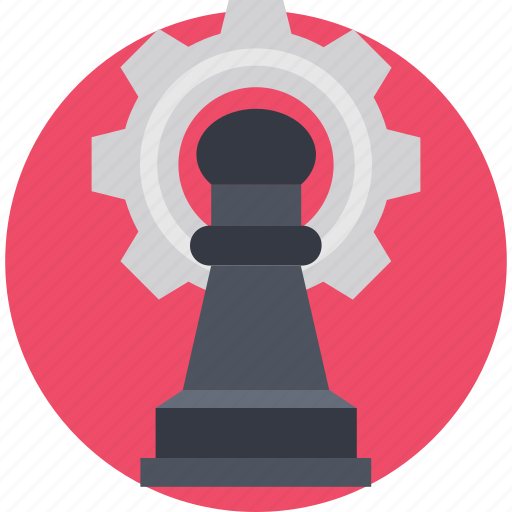 Cog, gear, pawn, planning, strategy icon - Download on Iconfinder