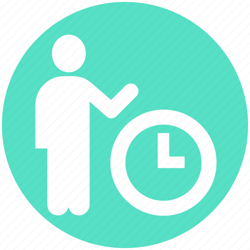 Business, businessman, clock, human, management, time, work icon - Download on Iconfinder