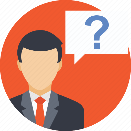 Brainstorming, businessman, confusion, question, question mark icon - Download on Iconfinder