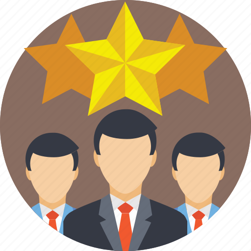 Business team, ranking, rating, review, stars icon - Download on Iconfinder