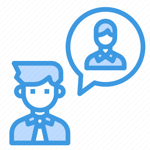 Businessman, communication, human, interview, people, resource icon - Download on Iconfinder