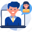 video chat, online communication, online conversation, video call, live chat 