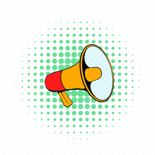 Advertising, announcement, business, comics, megaphone, message, speaker icon - Download on Iconfinder