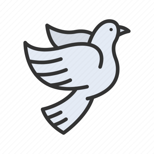 Dove, freedom, hope, love, innocence, purity, harmony icon - Download on Iconfinder