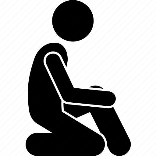 Knee, man, posture, squat icon - Download on Iconfinder