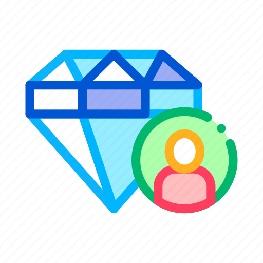 Diamond, human, talent, user icon - Download on Iconfinder