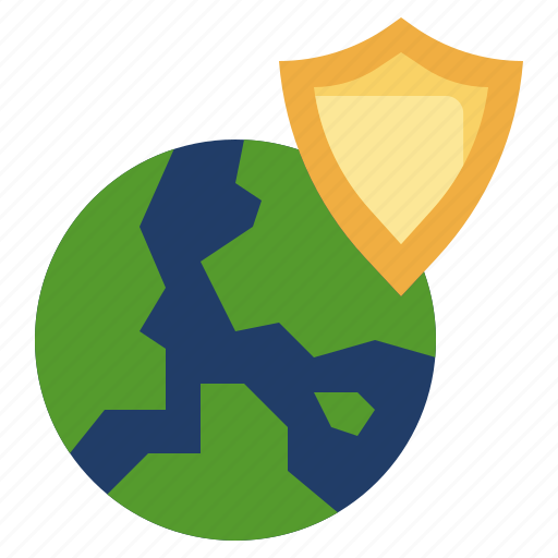 Earth, protection, secure, security, shield, world, worldwide icon - Download on Iconfinder