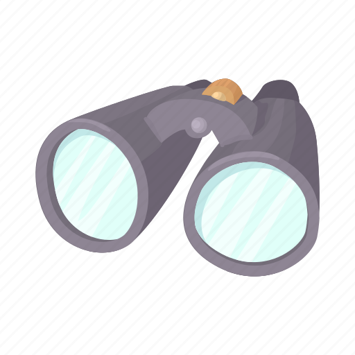 Binocular, cartoon, instrument, optical, search, vision, zoom icon - Download on Iconfinder