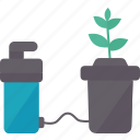 bucket, system, hydroponics, pot, growth