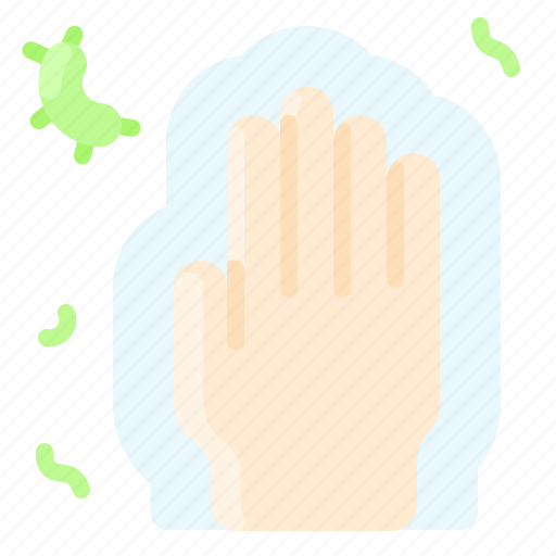 Aura, bacteria, clean, hand, hygiene, protection icon - Download on Iconfinder