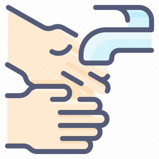 Faucet, hand, hygiene, washing icon - Download on Iconfinder