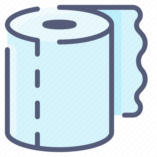 Bathroom, clean, hygiene, paper, roll, toilet, towel icon - Download on Iconfinder