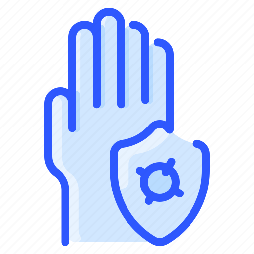 Bacteria, hand, hygiene, protection, shield, virus icon - Download on Iconfinder