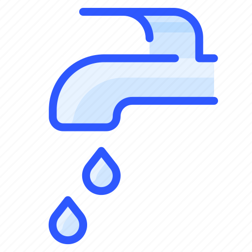 Drop, faucet, hygiene, wash, water icon - Download on Iconfinder