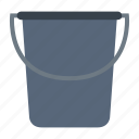 bucket, water, drop, cleaning, drink, paint