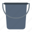 bucket, water, drop, cleaning, drink, paint 