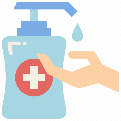 Cleaning, coronavirus, covid-19, hand, hygiene, sanitizer icon - Download on Iconfinder