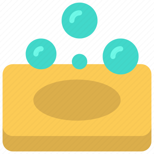 Bar, bubbles, hygiene, hygienic, soap icon - Download on Iconfinder