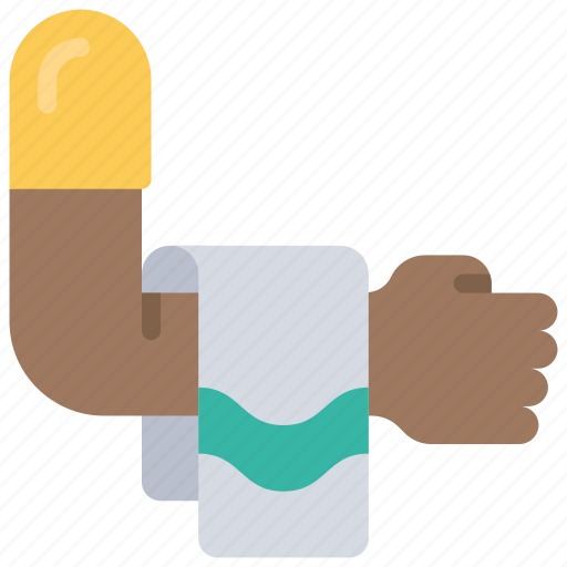 Arm, clean, hold, hygiene, hygienic, towel icon - Download on Iconfinder