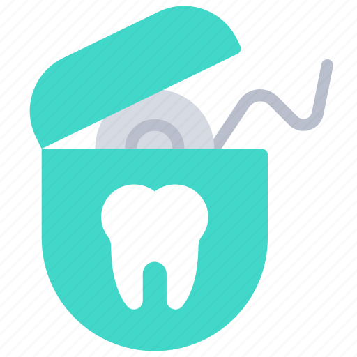 Dental, dentist, floss, flossing, hygiene, hygienic icon - Download on Iconfinder
