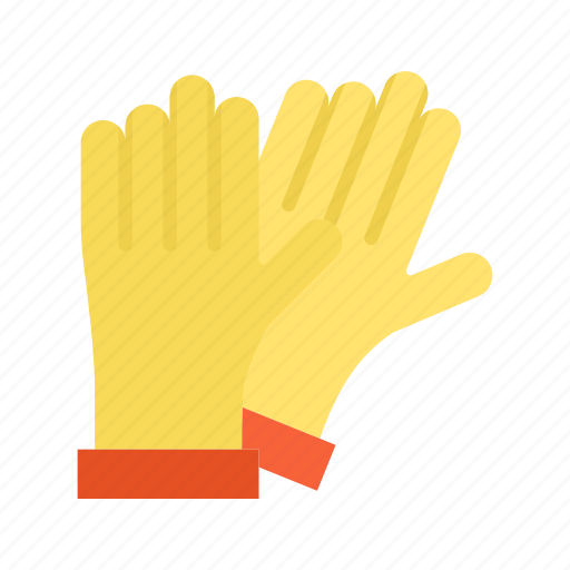 Cleaning gloves, rubber gloves, cleaning, gloves, household, germs protection, nurse icon - Download on Iconfinder