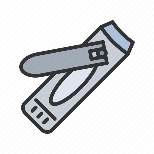 Nail clipper, nail filer, shaper, hygiene, care, manicure, hand icon - Download on Iconfinder