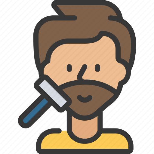 Facial, hair, hygiene, hygienic, shave, shaving icon - Download on Iconfinder