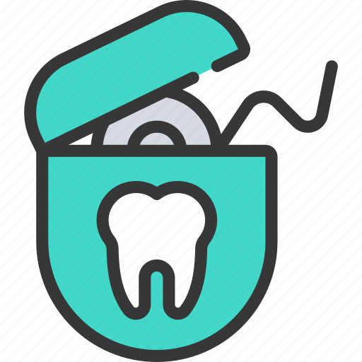 Dental, dentist, floss, flossing, hygiene, hygienic icon - Download on Iconfinder