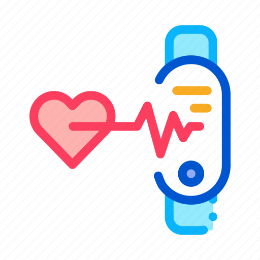 Beat, bracelet, fitness, heart, hypertension, illness, treatment icon - Download on Iconfinder