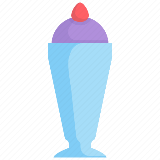 Dessert, frozen, ice cream, scoop, strawberry, summer, sweet icon - Download on Iconfinder