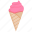 cone, dessert, frozen, ice cream, scoop, summer, sweet 