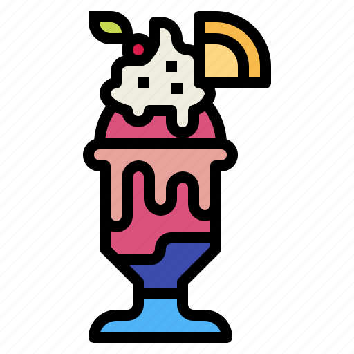 Dessert, ice cream, sundae, sweet icon - Download on Iconfinder