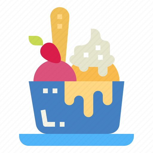 Cup, dessert, ice cream, spoon, sweet icon - Download on Iconfinder