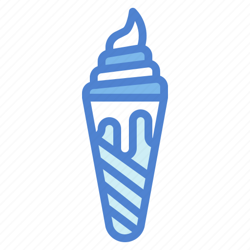 Cone, dessert, ice cream, sweet icon - Download on Iconfinder