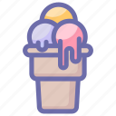 cone, cone icecream, dessert, food, ice, ice cream, icecream