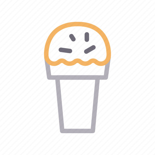 Cone, delicious, icecream, sweet, waffle icon - Download on Iconfinder